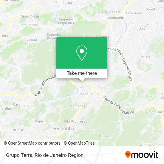 Grupo Terra map