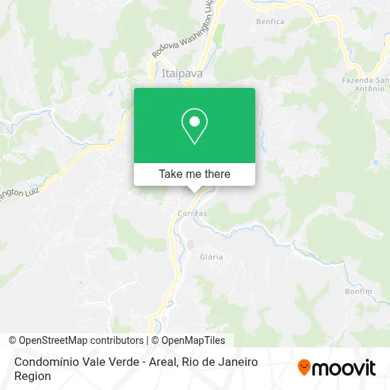 Condomínio Vale Verde - Areal map