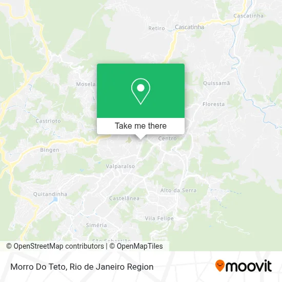 Morro Do Teto map