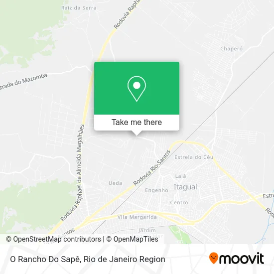 O Rancho Do Sapê map