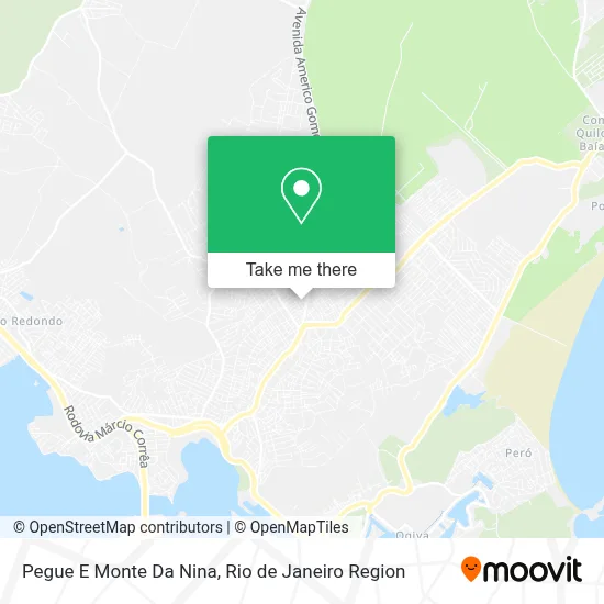 Pegue E Monte Da Nina map