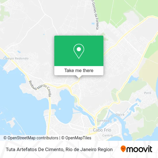 Tuta Artefatos De Cimento map