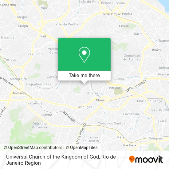 Igreja Universal Do Reino De Deus map