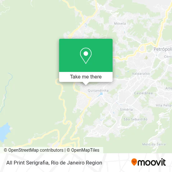 All Print Serigrafia map