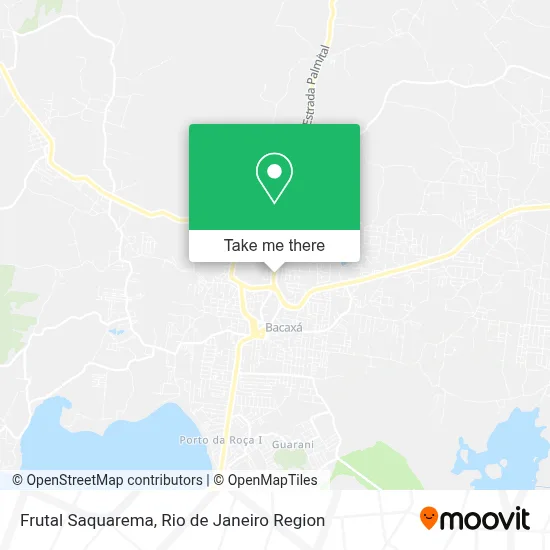 Frutal Saquarema map