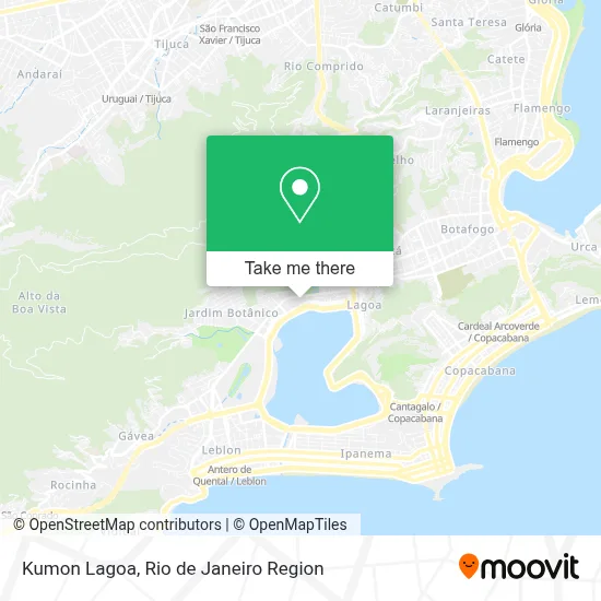 Kumon Lagoa map