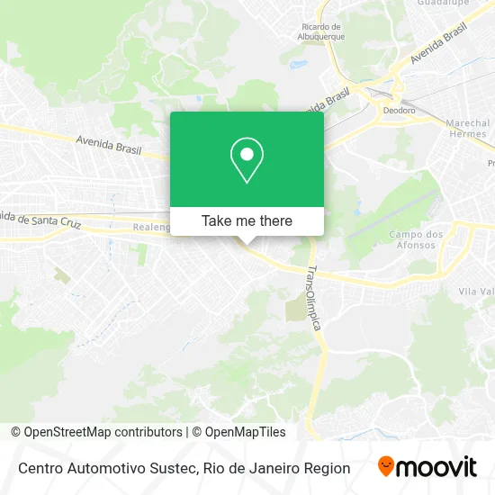 Centro Automotivo Sustec map