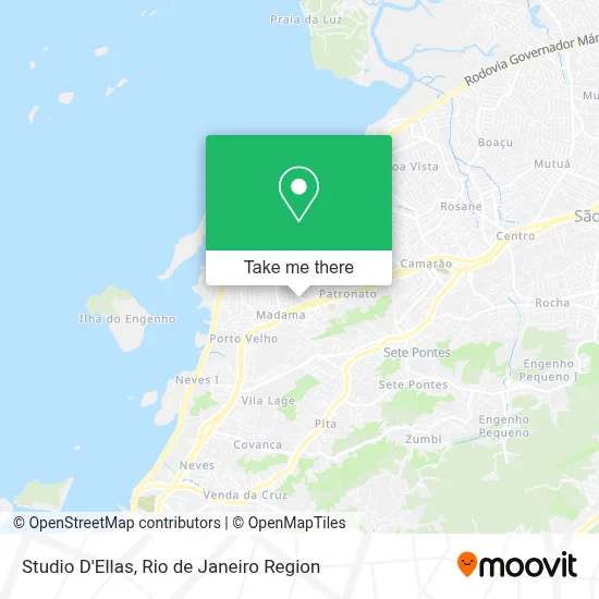 Studio D'Ellas map