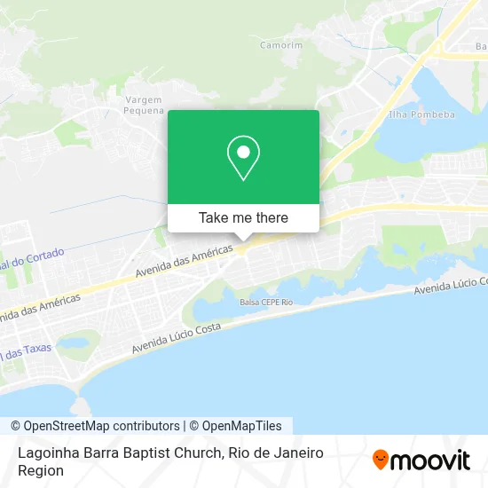 Lagoinha Barra Baptist Church map