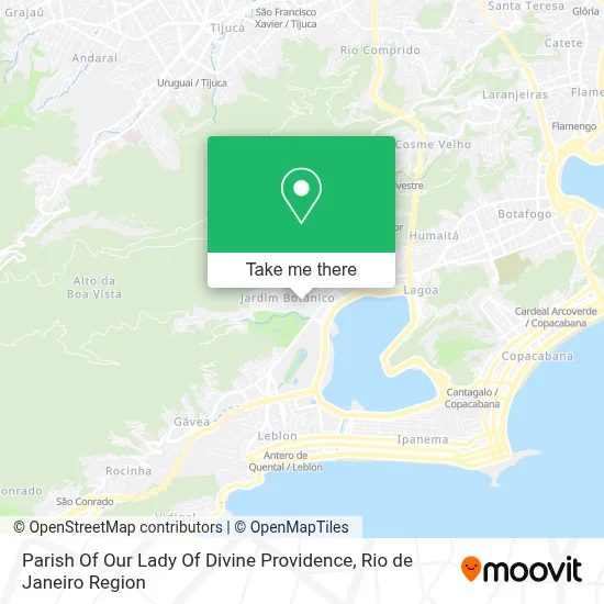 Parish Of Our Lady Of Divine Providence map