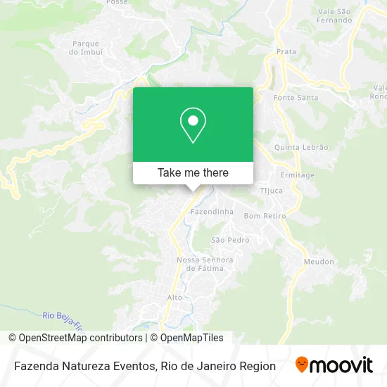 Fazenda Natureza Eventos map