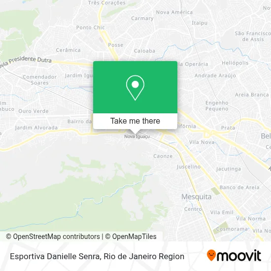 Esportiva Danielle Senra map