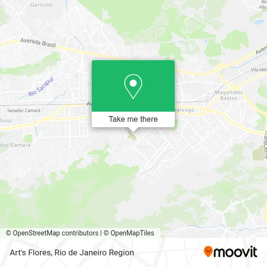Art's Flores map