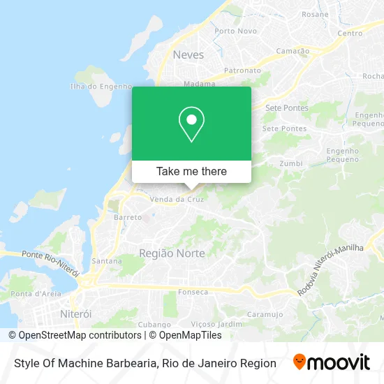 Style Of Machine Barbearia map