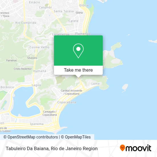 Tabuleiro Da Baiana map