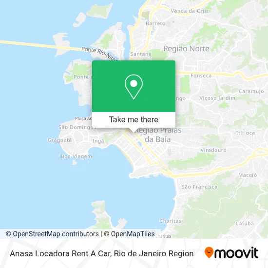 Anasa Locadora Rent A Car map