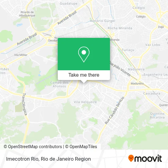 Imecotron Rio map