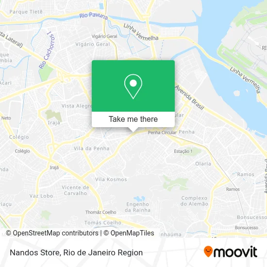 Nandos Store map