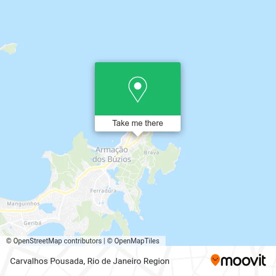 Carvalhos Pousada map