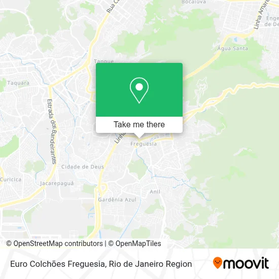 Euro Colchões Freguesia map