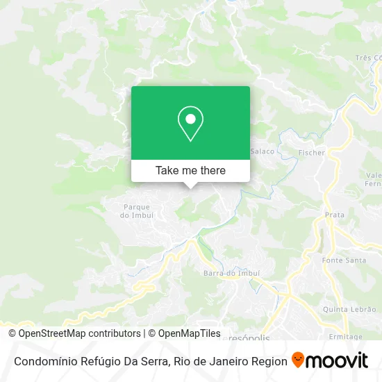 Condomínio Refúgio Da Serra map