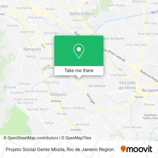 Projeto Social Gente Miúda map
