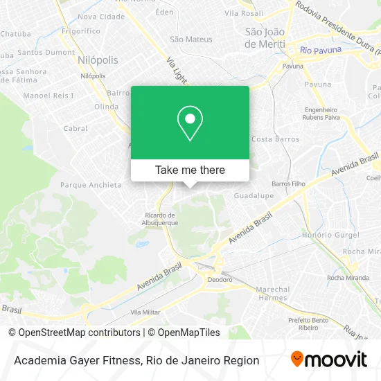 Academia Gayer Fitness map