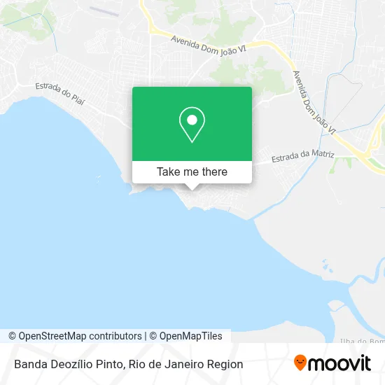 Banda Deozílio Pinto map