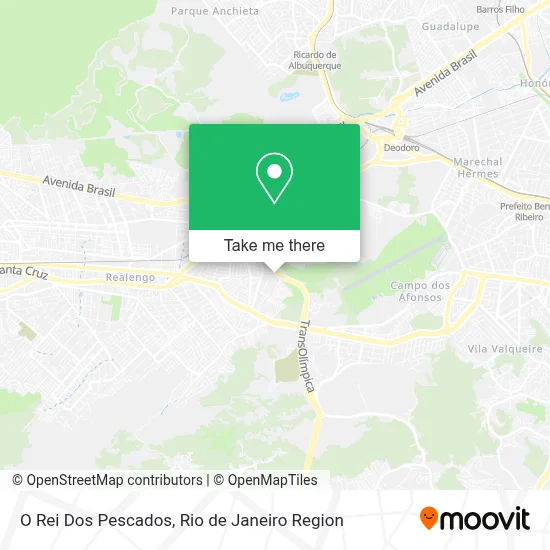 O Rei Dos Pescados map