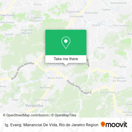 Ig. Evang. Manancial De Vida map