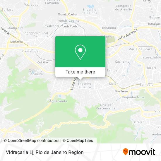 Vidraçaria Lj map
