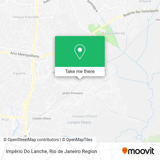 Império Do Lanche map