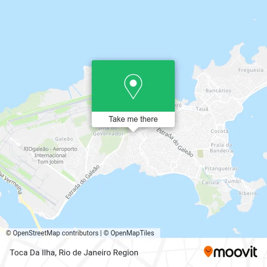 Toca Da Ilha map