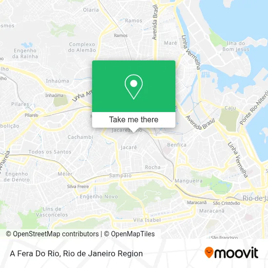 A Fera Do Rio map