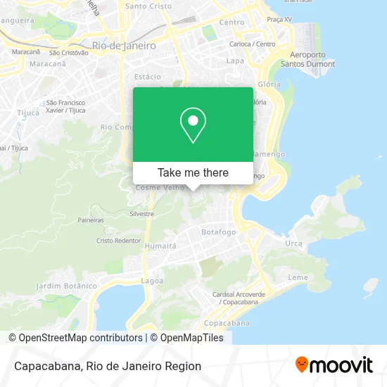 Capacabana map