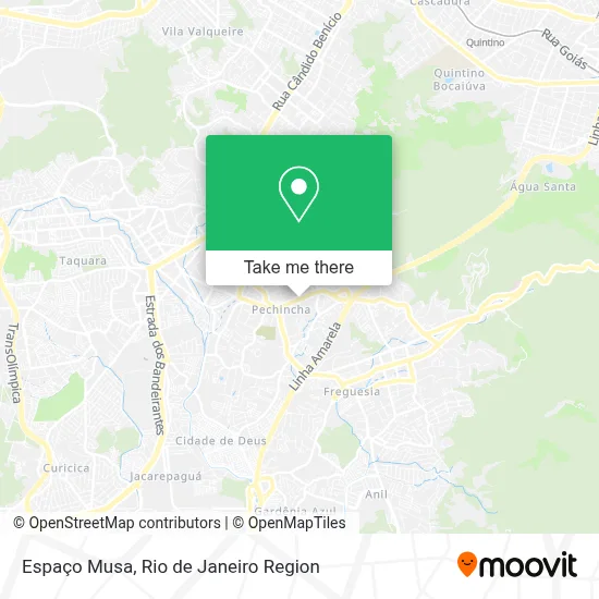 Espaço Musa map