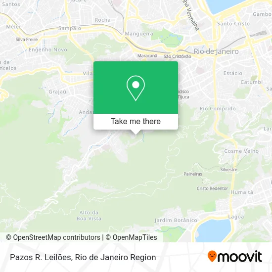 Pazos R. Leilões map