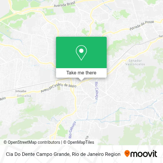 Cia Do Dente Campo Grande map