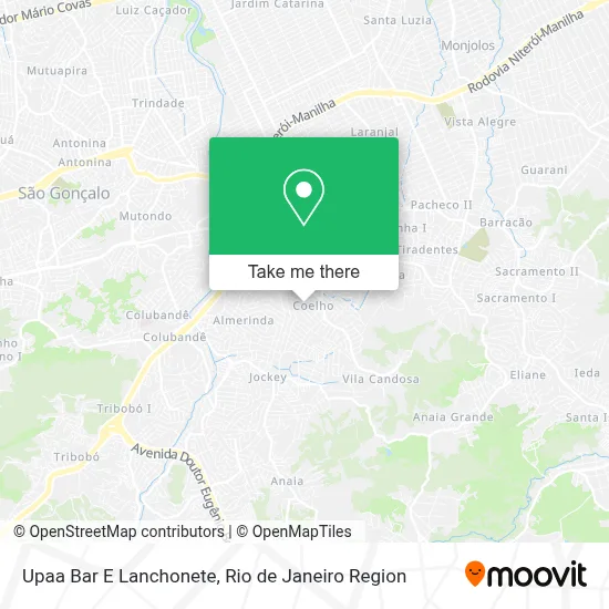 Upaa Bar E Lanchonete map