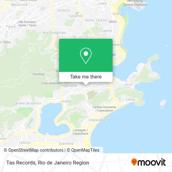 Tas Records map