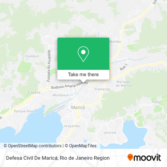 Defesa Civil De Maricá map