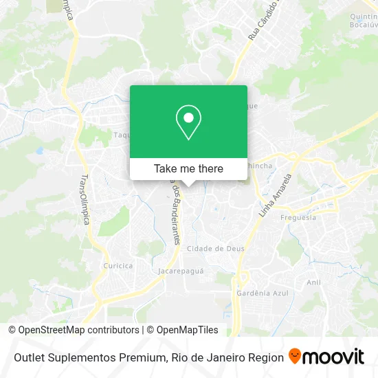 Outlet Suplementos Premium map