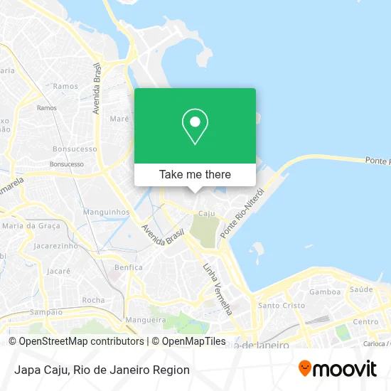 Japa Caju map
