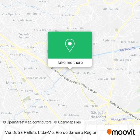 Via Dutra Pallets Ltda-Me map