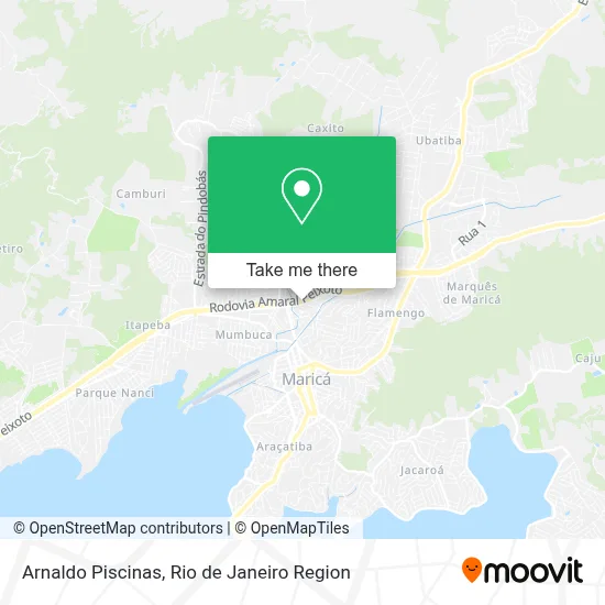Arnaldo Piscinas map