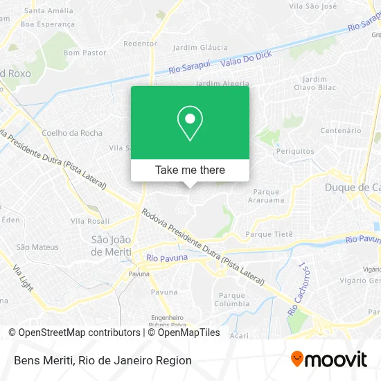 Bens Meriti map