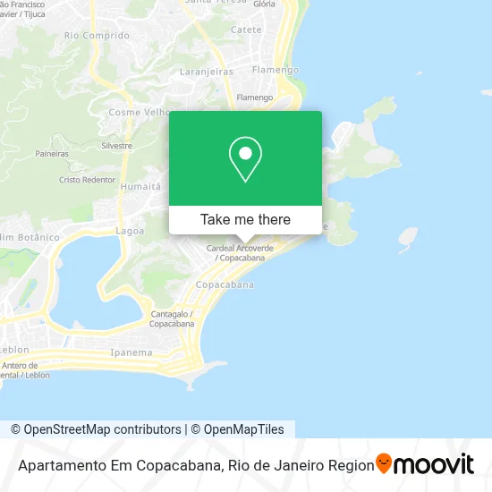 Apartamento Em Copacabana map
