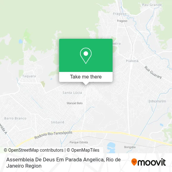 Assembleia De Deus Em Parada Angelica map
