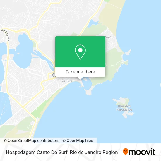 Hospedagem Canto Do Surf map
