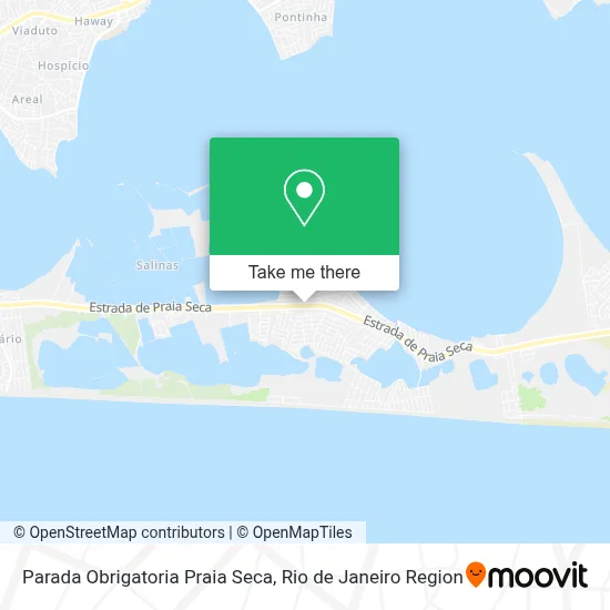 Parada Obrigatoria Praia Seca map